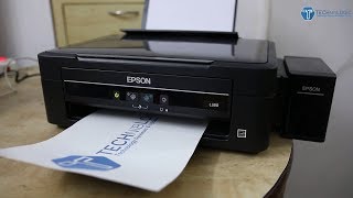 Epson L380 Printer Review and Installation in HINDI  Best Home Printer 2018 [upl. by Semaj]