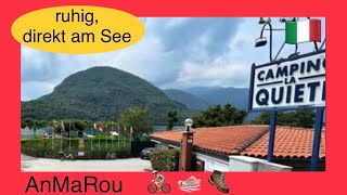 🇮🇹 Lago Maggiore Verbania Camping La Quiete am MergozzoSee mit Drohnenflug Italien [upl. by Rim]