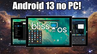 COMO INSTALAR O ANDROID 13 NO PC Pendrive ou HD  BLISS OS [upl. by Concepcion948]