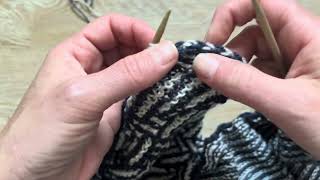 TUTORIAL  2 Color ICord Bind Off [upl. by Edlin]