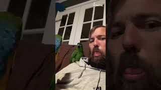 Macaws Mimic Sounds  Hilarious Pet Video [upl. by Yboj314]