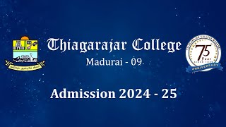 How to Apply  Thiagarajar College Admission 2023  Tamil Version  Applying procedure [upl. by Eema]