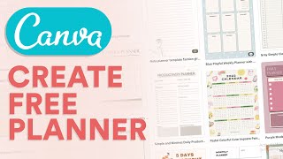 How To Make A Planner In Canva For Amazon KDP 2024 [upl. by Nohsad]