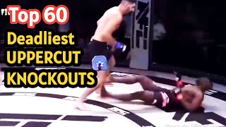 Top 60 Deadliest UPPERCUT KNOCKOUTS  MMA Boxing  KickBoxing [upl. by Jimmie868]