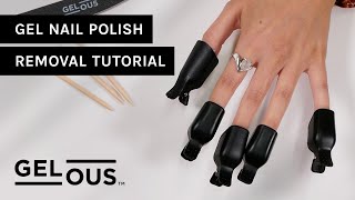 How To Easily Remove Gel Manicures Without Damage  Removal Tutorial  Gelous Gel Nail Polish [upl. by Bohaty774]