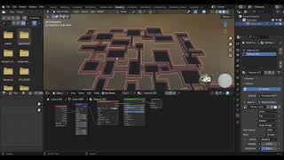 Blender Procedural Dungeon Generator  blender  Godot  Texture [upl. by Basset]