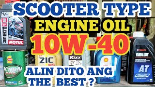 BEST SCOOTER TYPE ENGINE OIL 10W40 [upl. by Milburn557]