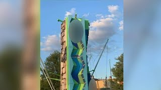 Child suffers multiple injuries after rock climbing incident at Wyandotte Street Art Fair [upl. by Sigismundo841]