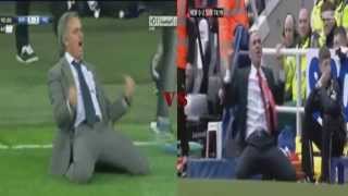 Jose Mourinho Vs Paolo Di Canio knee slide celebration [upl. by Corsiglia]