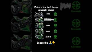 Superbike Kawasaki Sound 🔥😰kawasaki h2r h2 zx10r z900 zx6r zx4r zx25r sound s1000rr [upl. by Peregrine500]