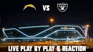 Chargers vs Raiders Live Play by Play amp Reaction [upl. by Eekaz]