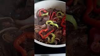 Stir fried beef with onions and bell peppers [upl. by Chase395]