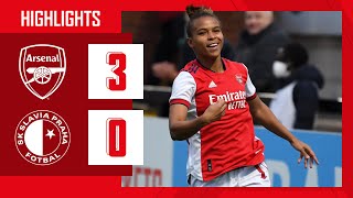 HIGHLIGHTS  Arsenal vs Slavia Prague 30  Champions League  Parris Little Miedema [upl. by Littell]