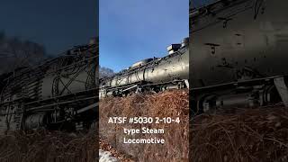 2104 ATSF 5030 in Santa Fe New Mexico on display [upl. by Robinett]