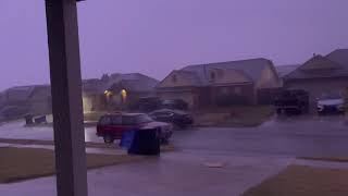 Severe Thunderstorm with unexpected tornado warning [upl. by Jared]