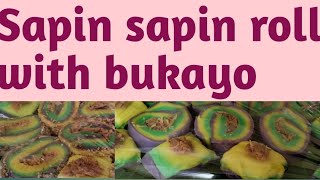 Sapin sapin roll with bukayo filling [upl. by Eyot227]