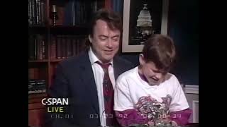 Christopher and Alexander Hitchens On CSPAN 1992 [upl. by Mellitz]