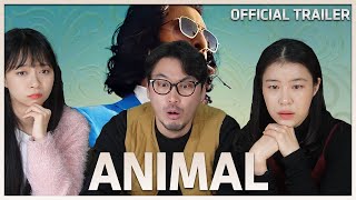 SUBKorean Actor amp Actress React to Animal Official Trailer Ranbir Kapoor  Rashmika M  Bhushan K [upl. by Gerger910]