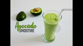 Avocado Smoothie  Easy avocado smoothie recipe [upl. by Selima]