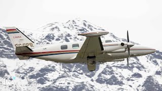 Piper PA31T2 Cheyenne II XL Taking off and Landing at Tobalaba Aerodrome [upl. by Nyletak]