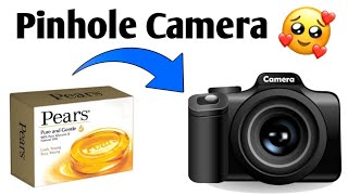 Pinhole Camera  How to make pinhole Camera project  pinhole Camera working  science project [upl. by Sephira673]