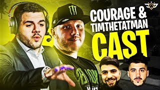 COURAGE AND TIMTHETATMAN CAST NICKMERCS AND SYPHERPK Fortnite Battle Royale [upl. by Enom]