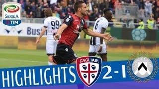 Cagliari  Udinese 21  Highlights  Giornata 32  Serie A TIM 201718 [upl. by Ynnor]