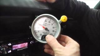 Setting Auto Meter Tach [upl. by Garges511]