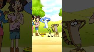 MORDECAI AND RIGBY VS THE SILVERMAN 😱 regularshow shorts [upl. by Craddock611]