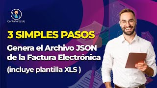 Genera el Archivo JSON de la Factura Electrónica en 3 Simples Pasos incluye plantilla XLS [upl. by Bohun760]