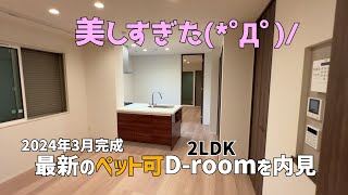 大和ハウスの新築賃貸アパートが美しすぎた😍2024年3月完成のペット可2LDKを内見🤩最新の大和ハウス賃貸ルームツアー [upl. by Enitsirk]