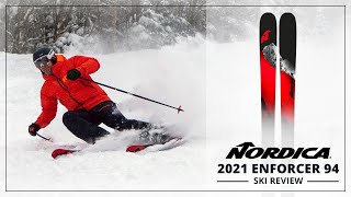 2021 Nordica Enforcer 94 Ski Review [upl. by Neira]