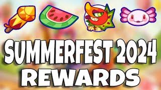 Prodigy Math Game  Completing the Summerfest 2024 Stages New Rewards [upl. by Lehet418]