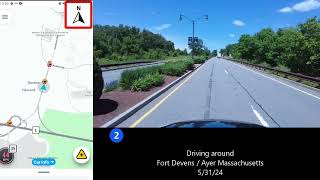 Fort Devens Massachusetts Driving through Fort Devens and Ayer Massachusetts Video recorded 053124 [upl. by Durrell]