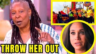 Meghan THROWN OUT From quotThe View quot Show By Whoopi Goldberg Over Hidden Camera [upl. by Bushweller953]