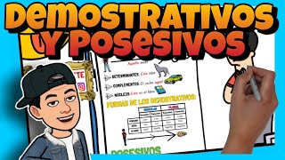 📚 Los DETERMINANTES DEMOSTRATIVOS y POSESIVOS para NIÑOS de PRIMARIA [upl. by Estelle773]