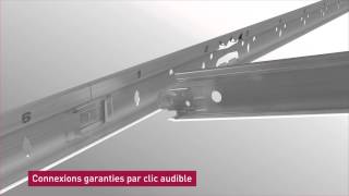 Présentation 3D  Ossature à clic QuickLock® ClipOn [upl. by Molton]