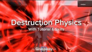 Destruction Physics with Tutorial amp Skills  RobloxStudio [upl. by Jessie238]