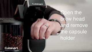 Cuisinart Grind amp Brew a Single Cup of Coffee DGB2C  Educational [upl. by Hairahcez]