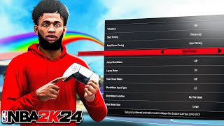 BEST SETTINGS TIPS and TRICKS on NBA 2K24 NEW SHOT TIMING CUE BREAKDOWN [upl. by Nancy]