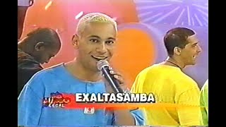 Grupo Exaltasamba quotTelegramaquot Dez1996 no Domingo Legal do Gugu SBT DaMinhaFitaVHS ✅ [upl. by Ahsennek]