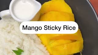 ASMR Mango Sticky Rice [upl. by Odlanyer246]