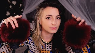 ASMR  Deep Ear Attention with Fluffy Covers and Close Whispering [upl. by Hillel]