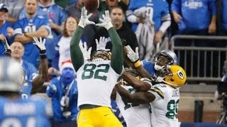 Green Bay Packers beat Detroit Lions 2723 Aaron Rodgers throws AMAZING Hail Mary Touchdown to WIN [upl. by Lednahs]