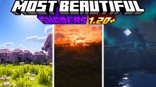 Top 5 Most Beautiful Shaders For Minecraft  121 [upl. by Koval712]