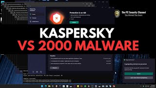 Kaspersky vs 2000 Malware [upl. by Glynnis121]