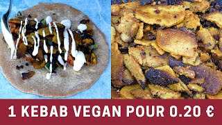 Gyros vegan fait maison en 10 min pour moins d1 € [upl. by Abad]