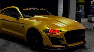 Rgb color changing headlights for 2018 mustang [upl. by Gennifer731]