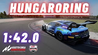 Hungaroring Hotlap  Setup  1420  Bentley GT3  Assetto Corsa Competizione [upl. by Atinauq]