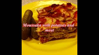 Moussaka with potatoes and meat [upl. by Hashum839]